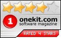 Spherical Panorama Virtual Tour Builder got a 4-star ONEKIT.COM - Software Magazine rating award.